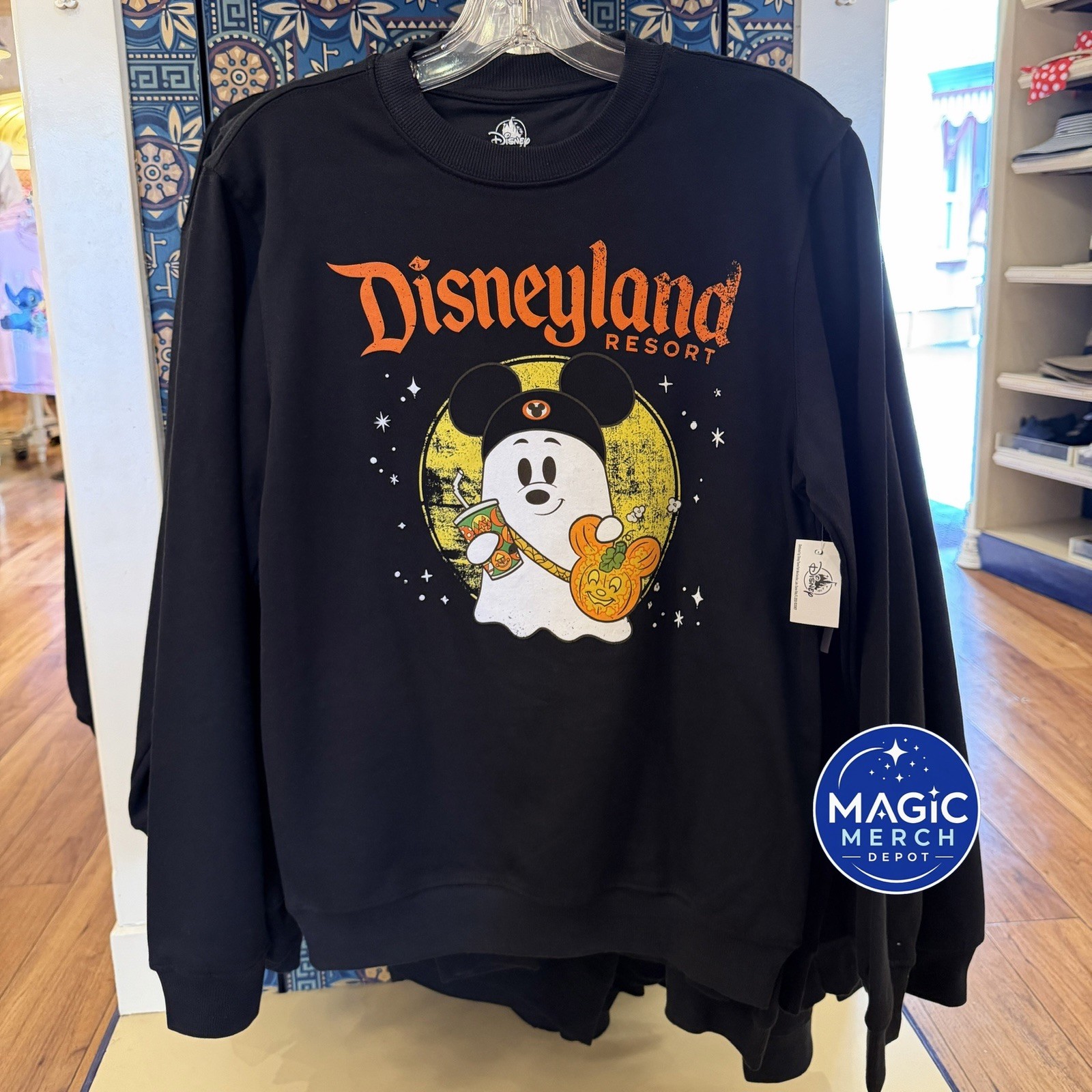 2026 Disney Parks Disneyland Halloween Mickey Ghost Long Sleeve *All Sizes NWT 2026 Disney Parks Disneyland Halloween Mickey Ghost Long Sleeve *All Sizes NWT