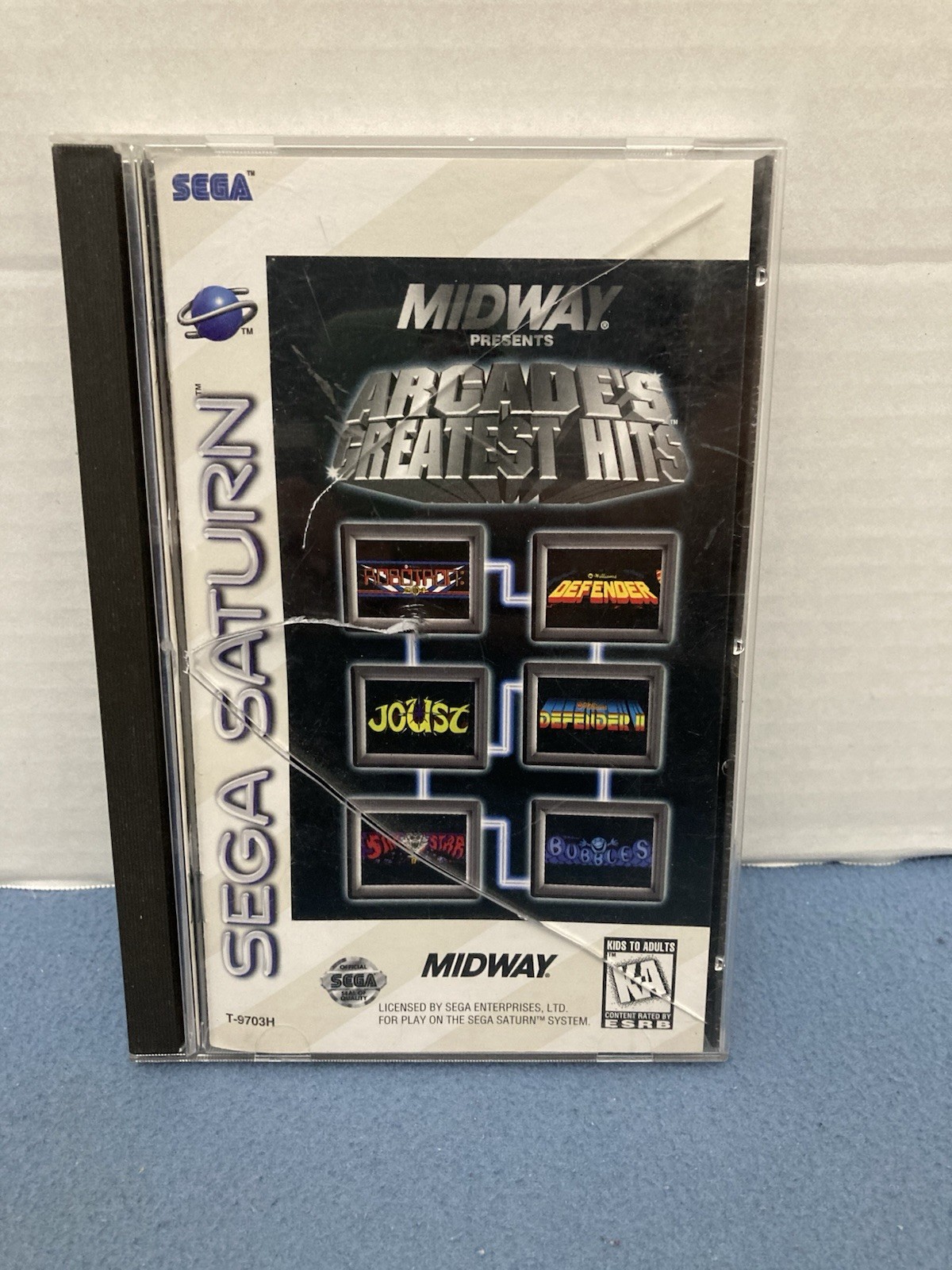 Midway Arcade's Greatest Hits Atari (Sega Saturn)  Bad Case, No Reg - Authentic