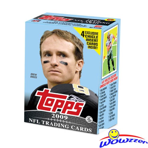 2009 Topps Football CEREAL Sealed Box-Drew Brees Cover 55 Cards+4 Chicle