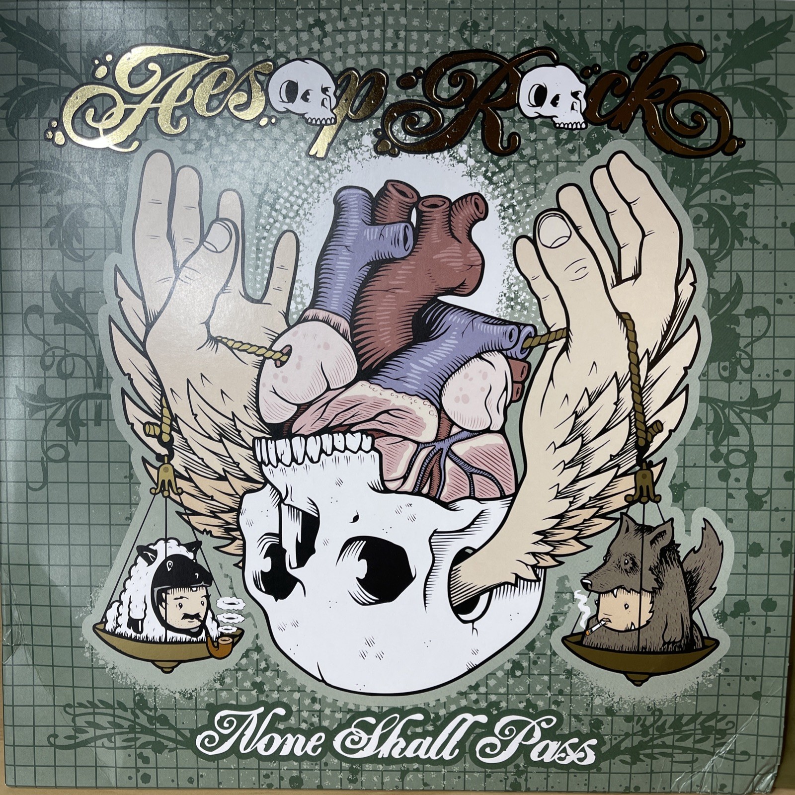 AESOP ROCK - NONE SHALL PASS LP VINYL ME PLEASE 180GM GOLD & BLACK VINYL