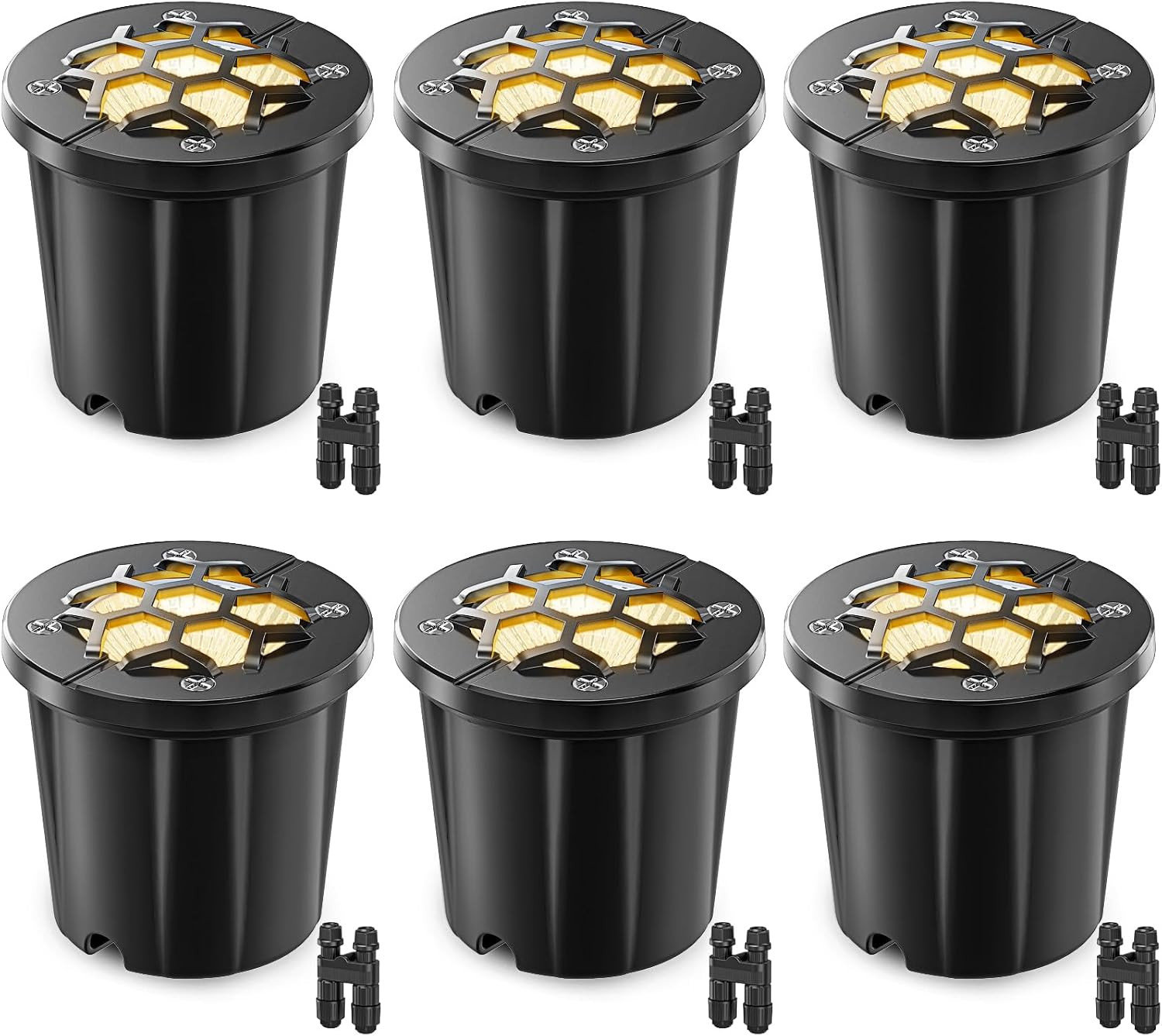 HIBOITEC Low Voltage Landscape Lights 12W, LED Outdoor In-Ground Lights