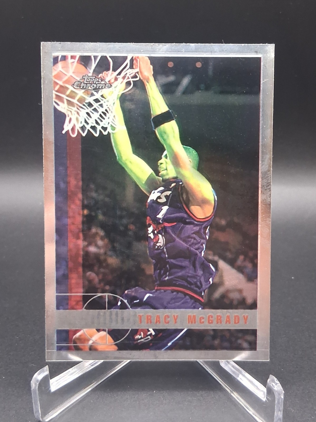 1997-98 Topps Chrome #125 Tracy McGrady Rookie 1997-98 Topps Chrome #125 Tracy McGrady Rookie