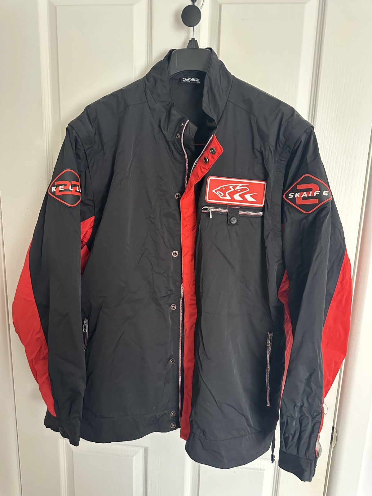 HRT Jacket Holden Racing Team HSV Official Vintage Bomber Jacket Size 2XL Black