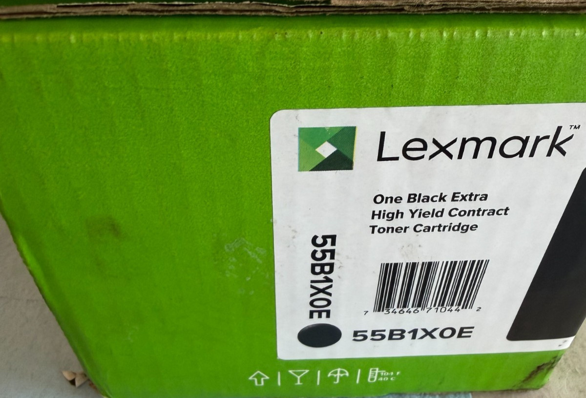 Lexmark Unison Original Toner Cartridge - Black (55B1X0E) - Open Box Lexmark Unison Original Toner Cartridge - Black (55B1X0E) - Open Box