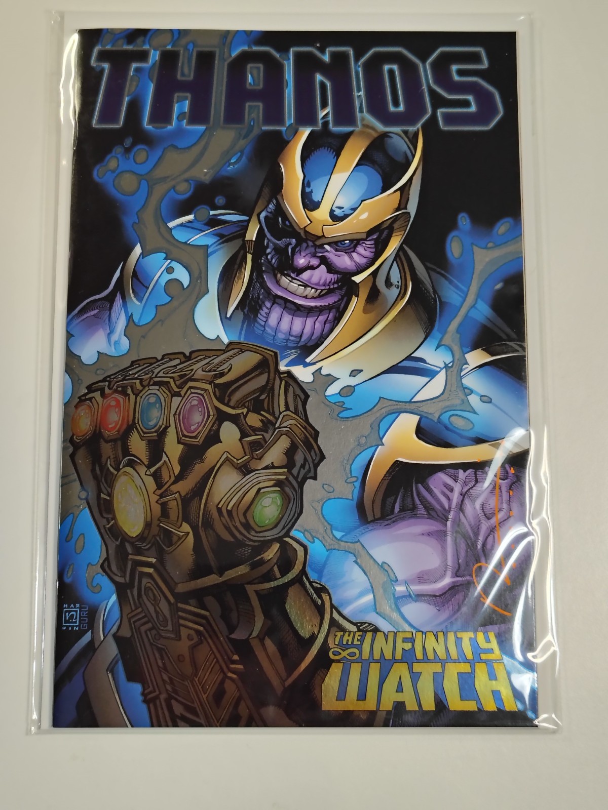 Thanos Annual 2024 #1 Chad Hardin Foil Signed w/COA Thanos Annual 2024 #1 Chad Hardin Foil Signed w/COA