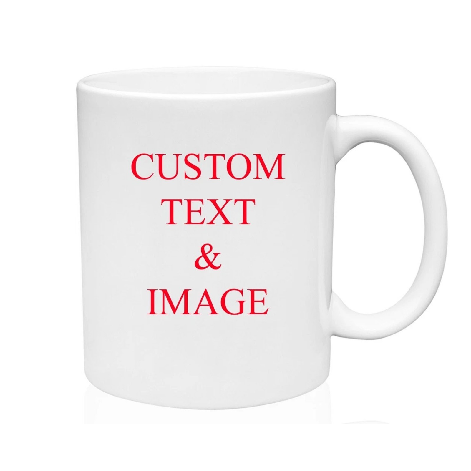 Personalized Mug Custom Text Photo Name Gift Coffee Mug Ceramic Cup 11oz 15oz 