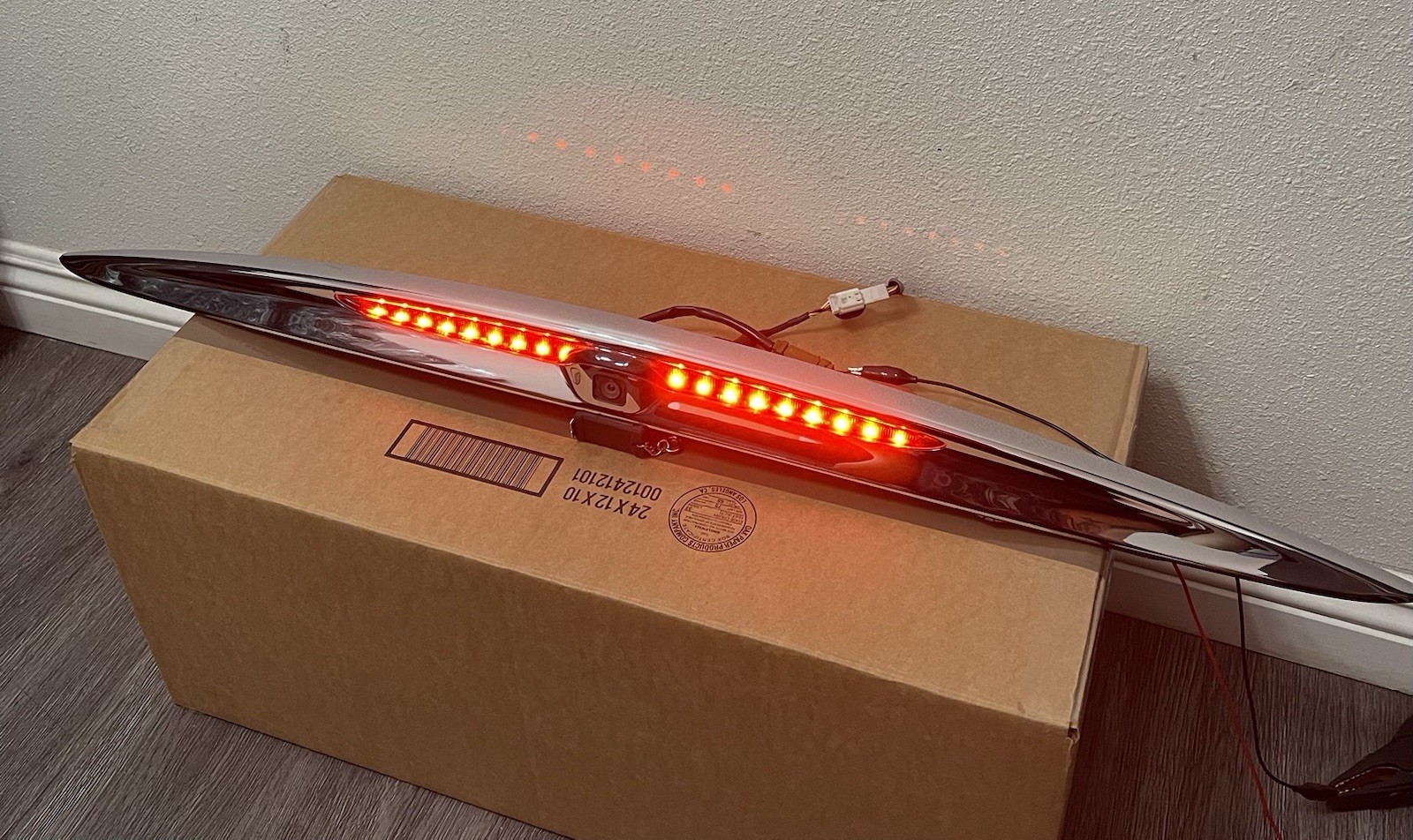 09-15 Infiniti G37 Q60 Convertible Trunk Spoiler Finish Panel Camera Brake Light 09-15 Infiniti G37 Q60 Convertible Trunk Spoiler Finish Panel Camera Brake Light