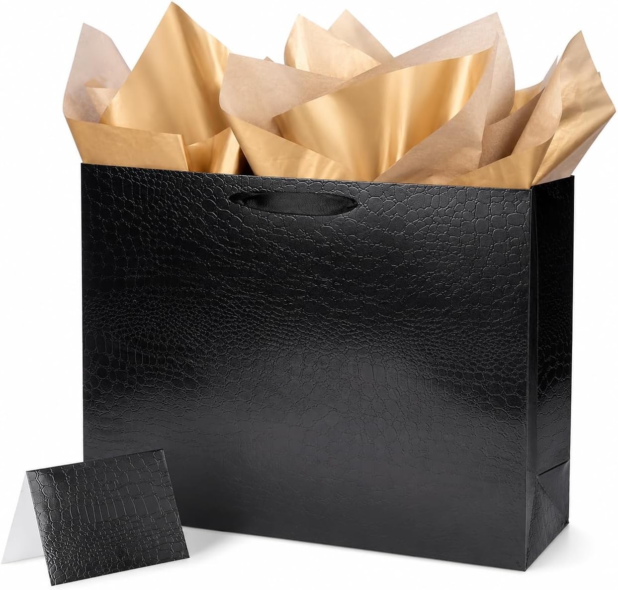 Extra Large Black  Bag 17x12.6x4.9 in