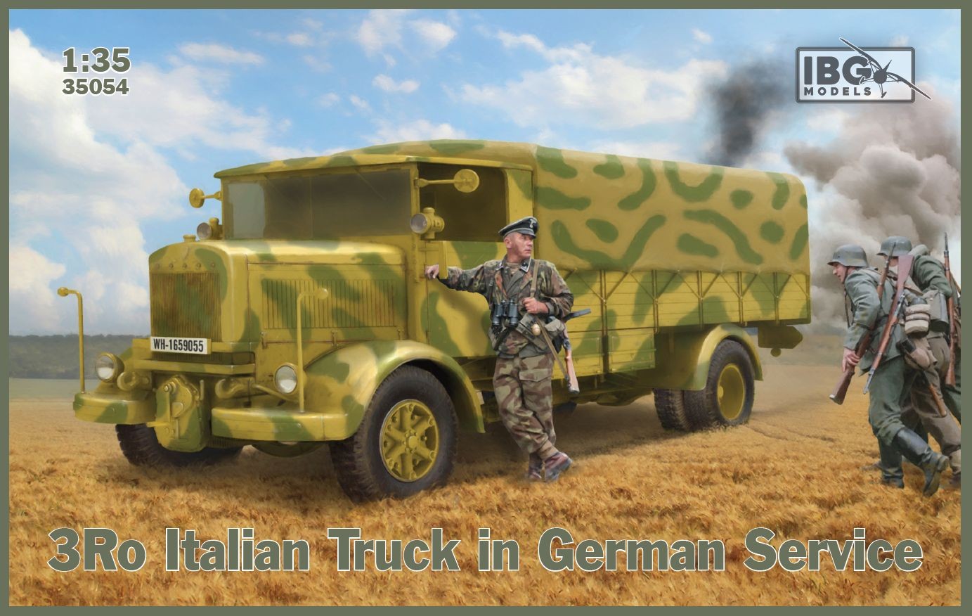 IBG Models 1/35 ITALIAN 3Ro TRUCK in GERMAN SERVICE