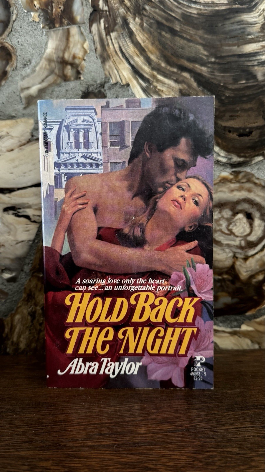 Vintage 1983 Hold Back the Night Abra Taylor Pocket Books Romance Paperback