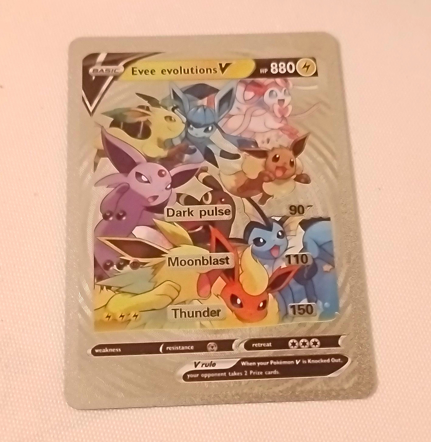 Evee Evolutions Evolving Skies Alt Full Art Holo Eng Evee Evolutions Evolving Skies Alt Full Art Holo Eng