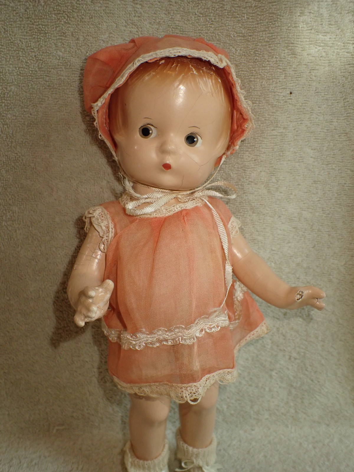 Antique Depression Era Effanbee Composition Patsy Jr Doll 11\