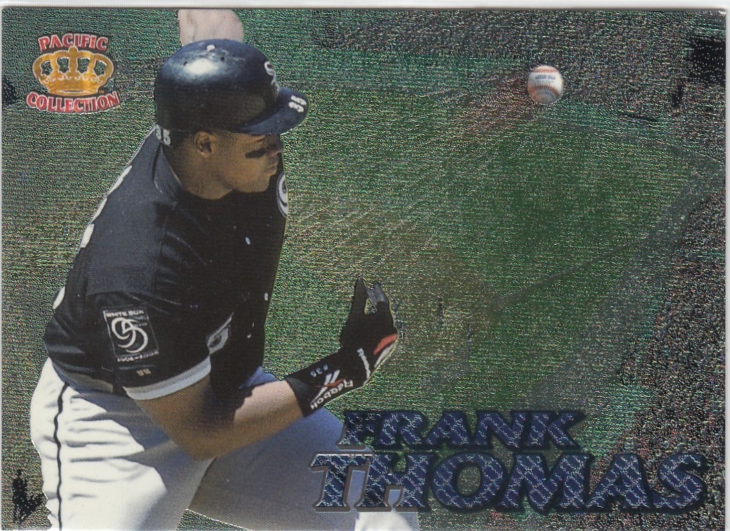 FRANK THOMAS PACIFIC PRISM FENCE BUSTERS FOIL CHICAGO WHITE SOX #FB-18 1996 96