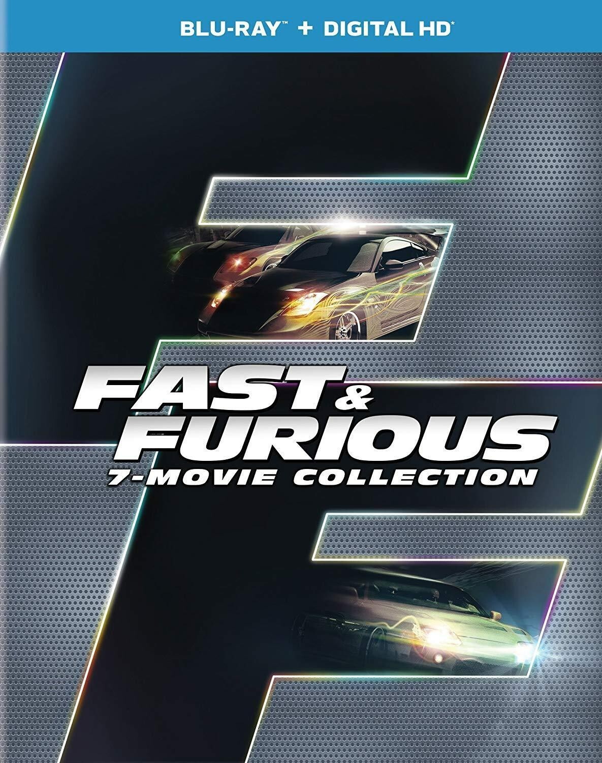 Fast & and Furious 7-movie Collection BLU-RAY BD Box Set *NEW/SEALED* 