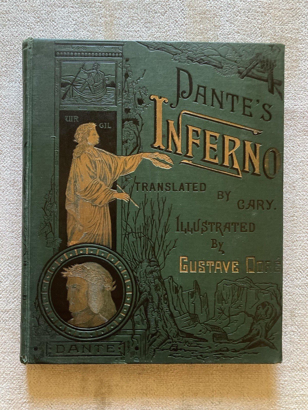 Dante’s Inferno, 1901, Illustrated By Gustave Dore’, Good+ Dante’s Inferno, 1901, Illustrated By Gustave Dore’, Good+