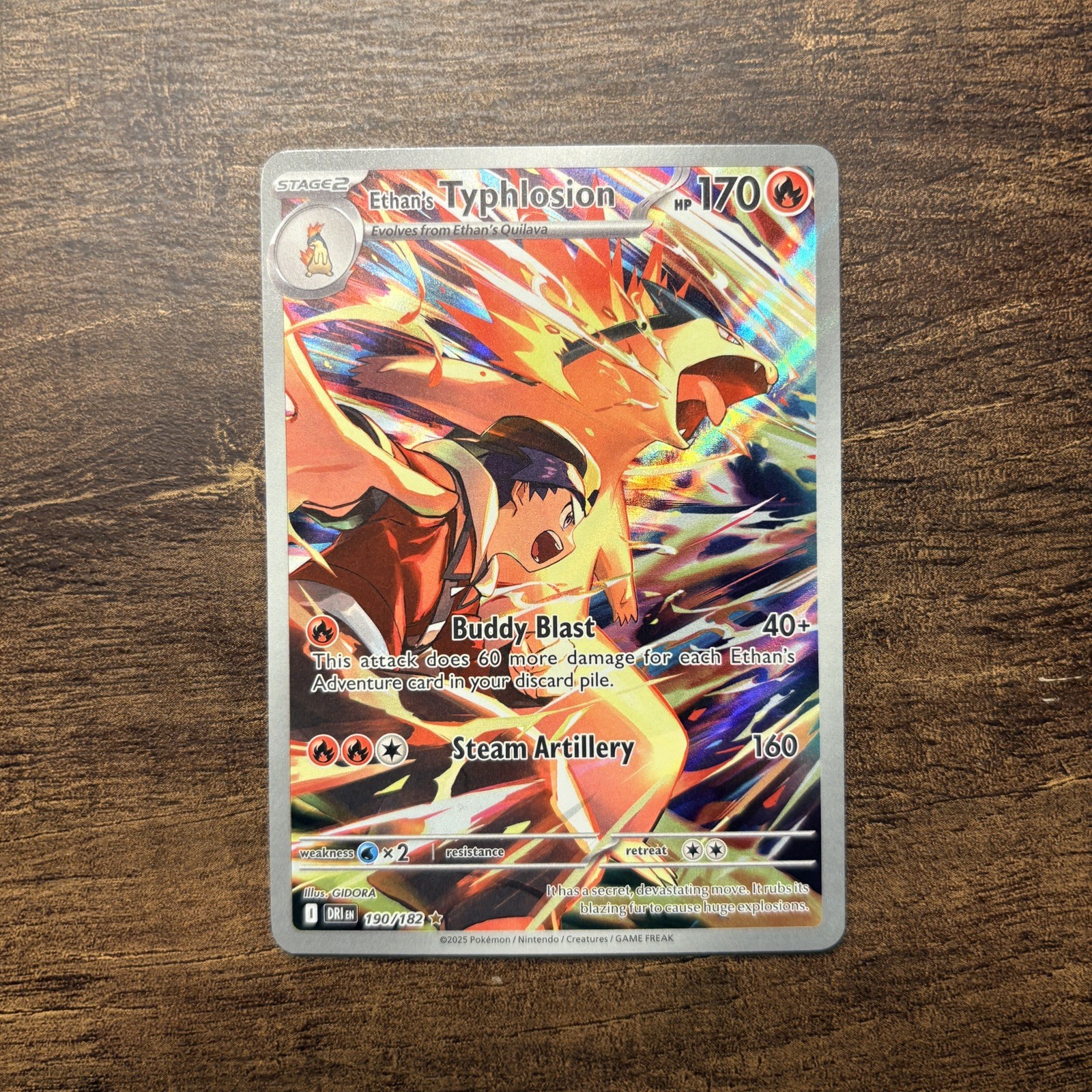 SV10: Destined Rivals #190/182 Ethan\'s Typhlosion