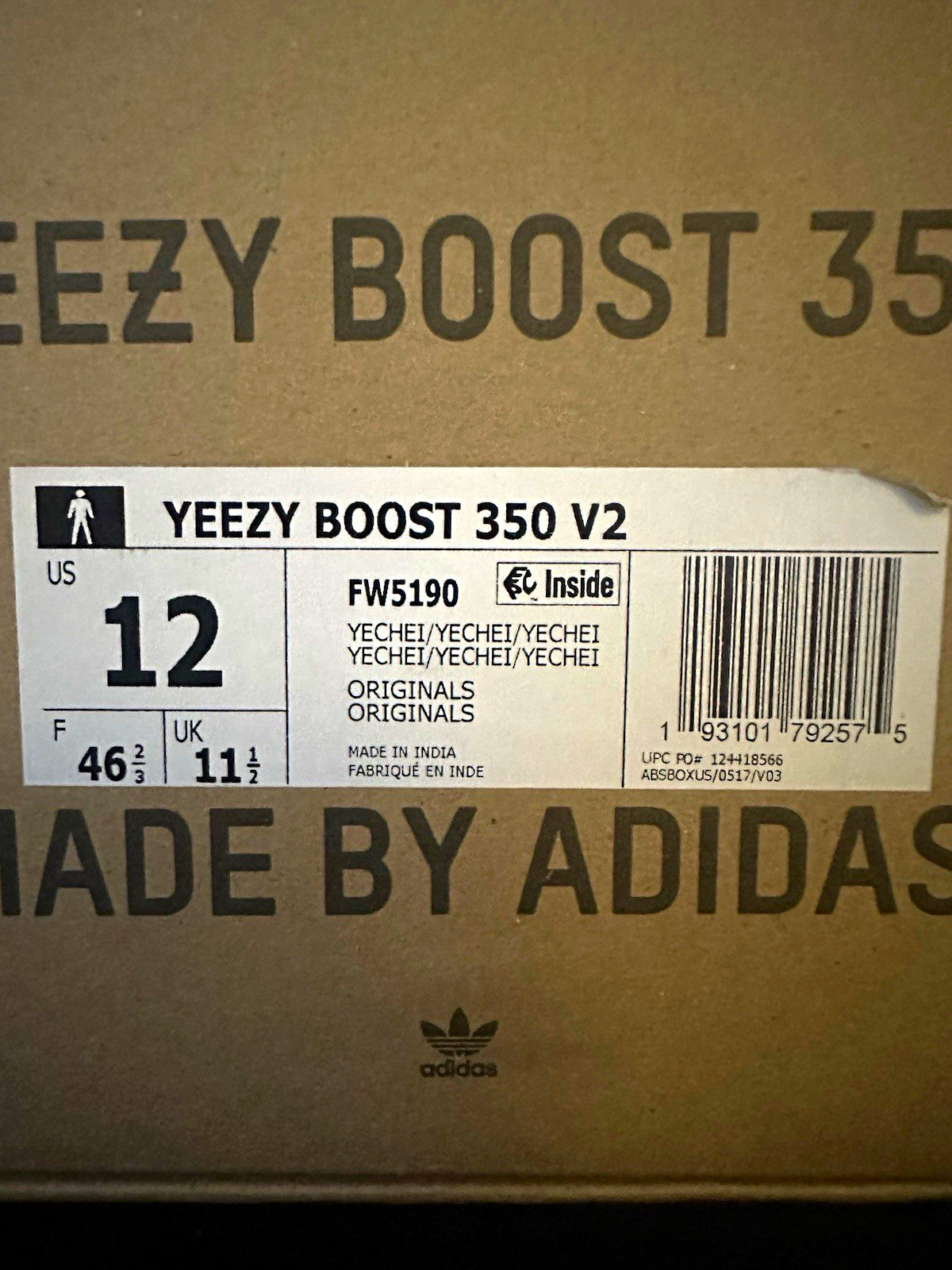 adidas Yeezy Boost 350 V2 Yecheil Non-Reflective FW5190 Primeknit Low