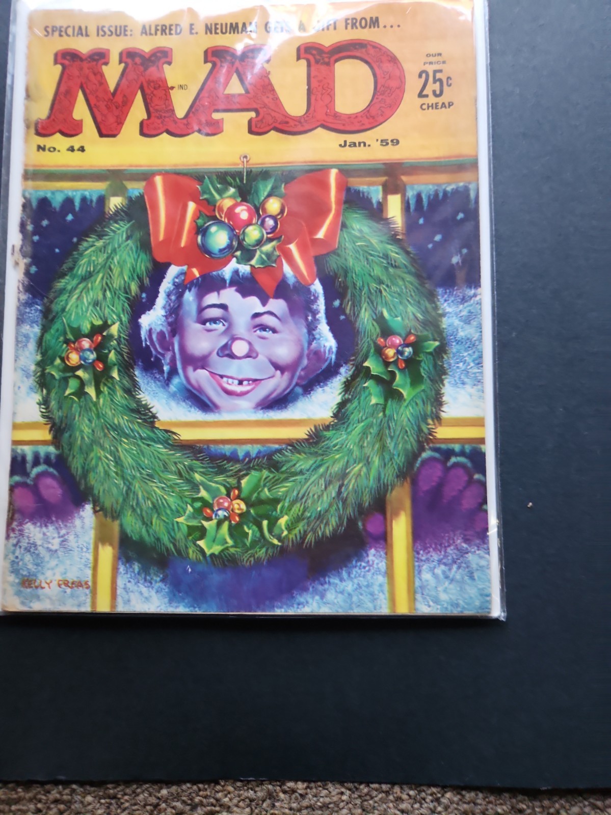 Vintage 1959 MAD Magazine Issue 44 Special Christmas Issue