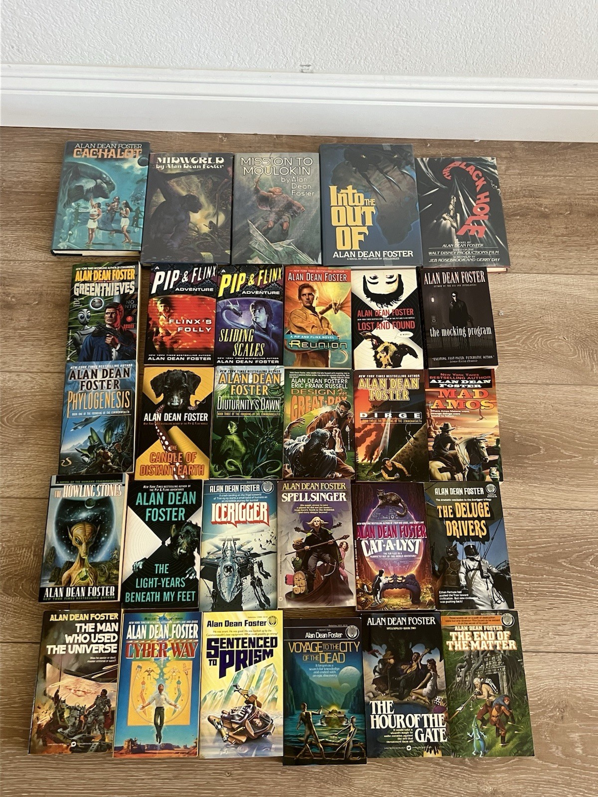 Alan Dean Foster Lot. 35 Titles Midworld, The Candle Of Distant Earth, More Alan Dean Foster Lot. 35 Titles Midworld, The Candle Of Distant Earth, More