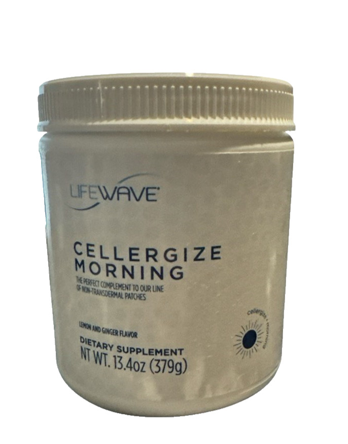 Cellergize Morning by LifeWave Daily Energy Formula 390g -- Exp 07/2027 Cellergize Morning by LifeWave Daily Energy Formula 390g -- Exp 07/2027