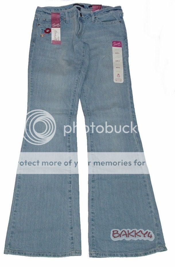 Womens AEROPOSTALE Flare Low Rise Flower Jeans NWT #4125