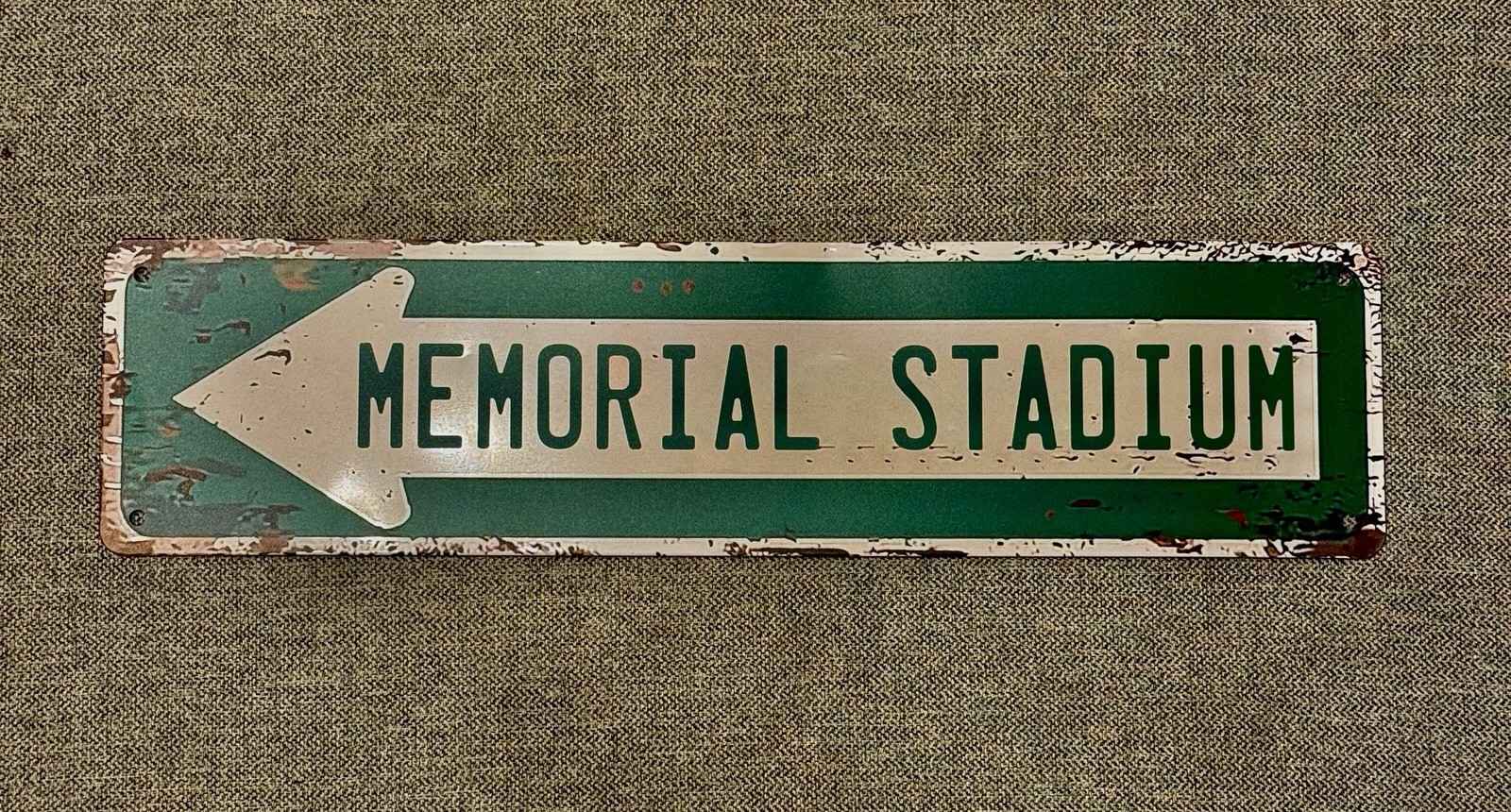 University of Kansas Memorial Stadium Street Sign Jayhawks Football David Booth University of Kansas Memorial Stadium Street Sign Jayhawks Football David Booth