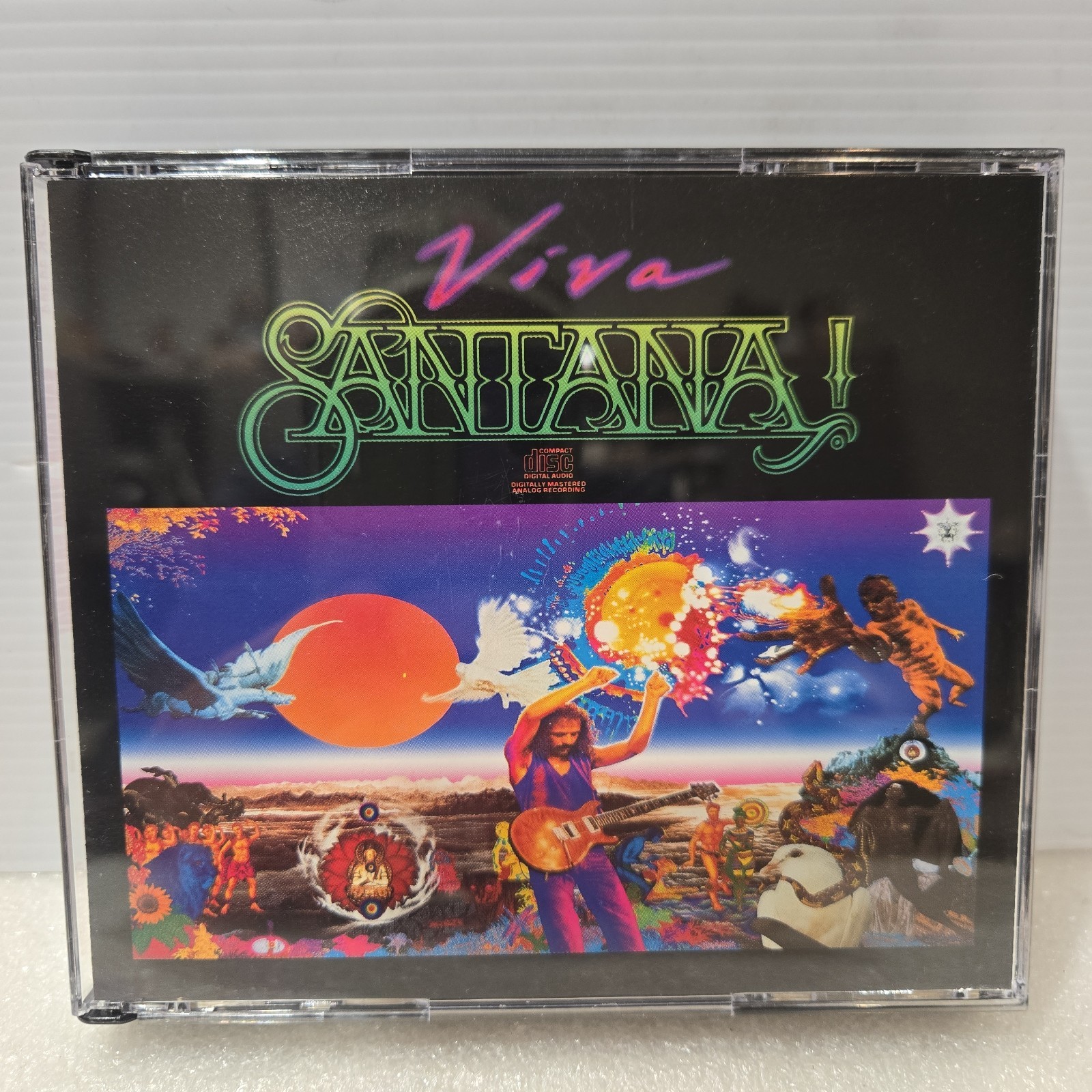 SANTANA Viva Santana  Santana (2 CD Set) 1988 2 Discs Sony Very Good Condition 