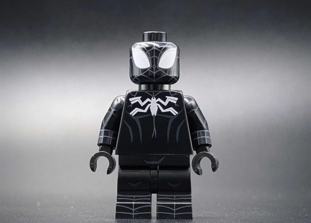 LEGO custom Spider-Man Black suit. By crosscheck. New LEGO custom Spider-Man Black suit. By crosscheck. New