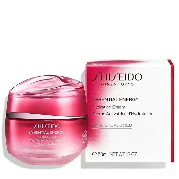 New Shiseido Essential Energy Hydrating Cream 1.7oz (50ml) Hyaluronic Acid NEW