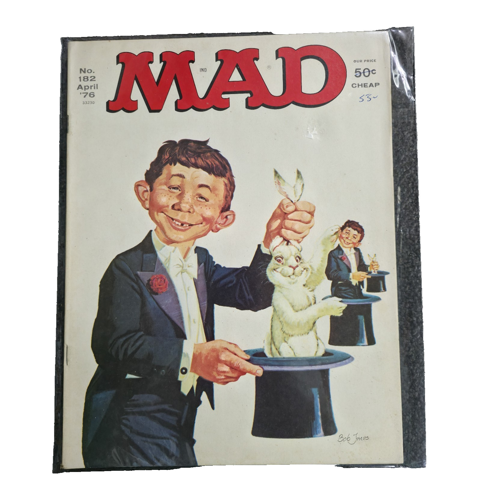 Vintage MAD Magazine April 1976 #182 I Want Too Uncle Sam Parody Norman Mingo