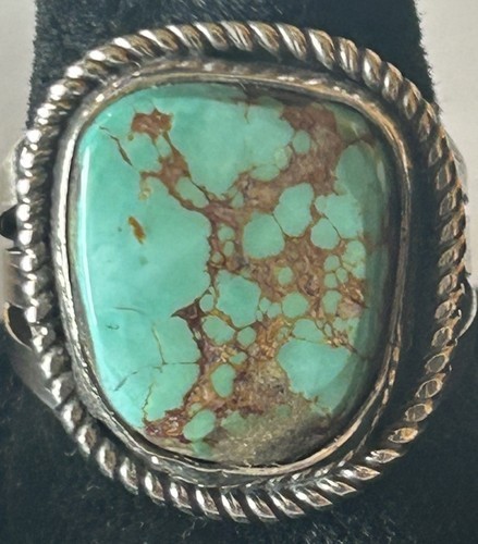 Signed Navajo Sterling Silver Royston Turquoise Ring Size 6 1/2 Signed Navajo Sterling Silver Royston Turquoise Ring Size 6 1/2