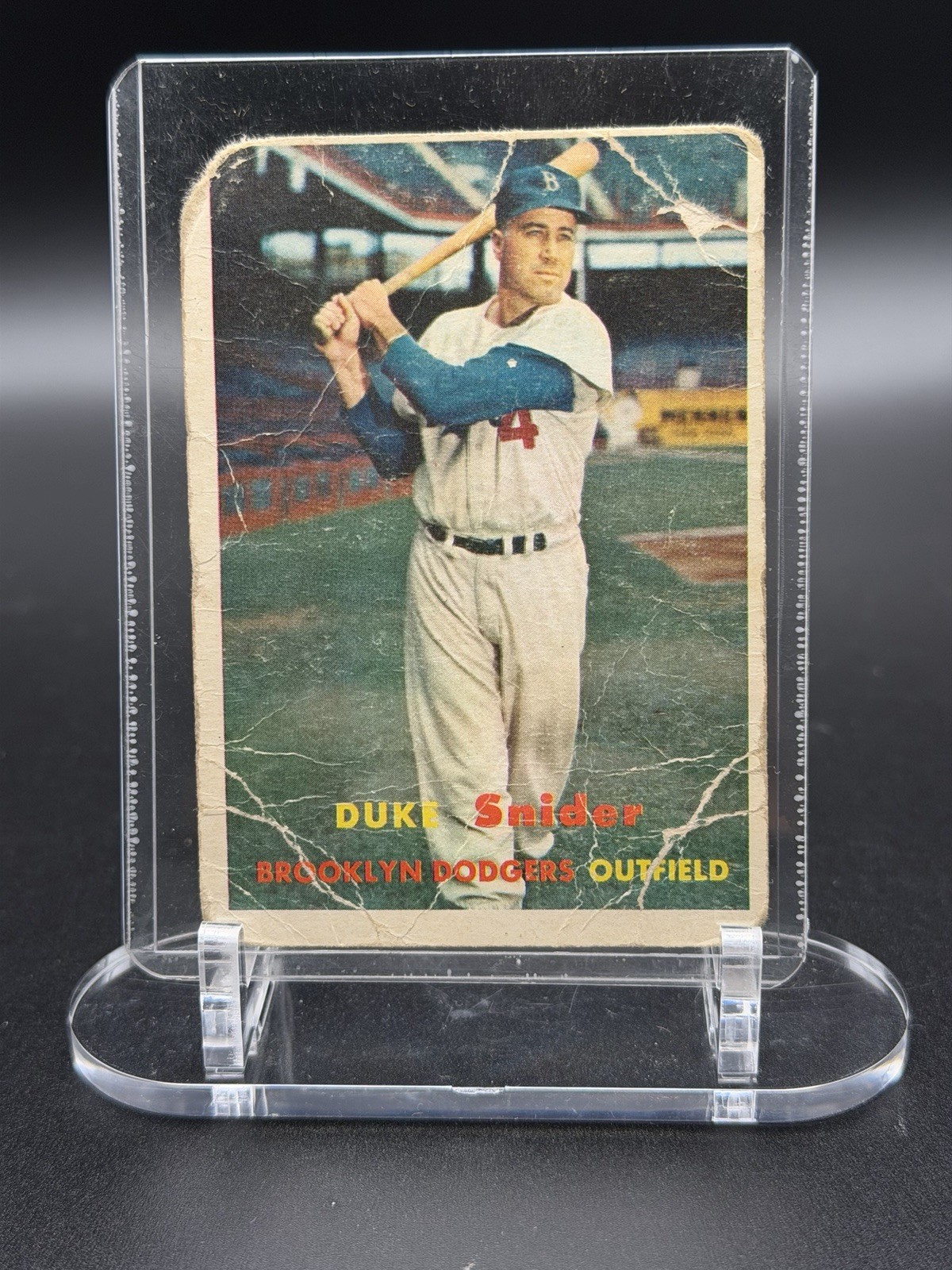 1957 Topps - Duke Snider #170 POOR 1957 Topps - Duke Snider #170 POOR