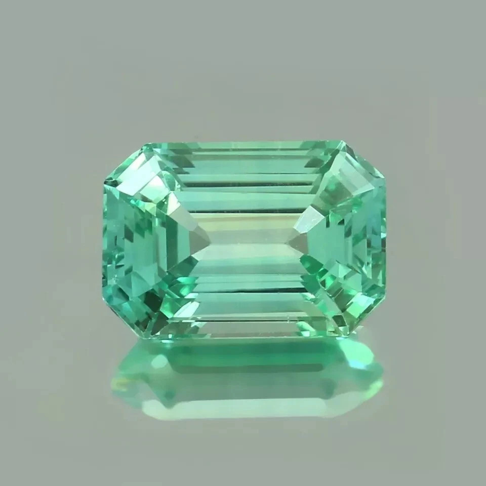 10.20 Ct AAA+ Natural Flawless Ceylon Green Sapphire Emerald Cut Loose Gemstone 10.20 Ct AAA+ Natural Flawless Ceylon Green Sapphire Emerald Cut Loose Gemstone
