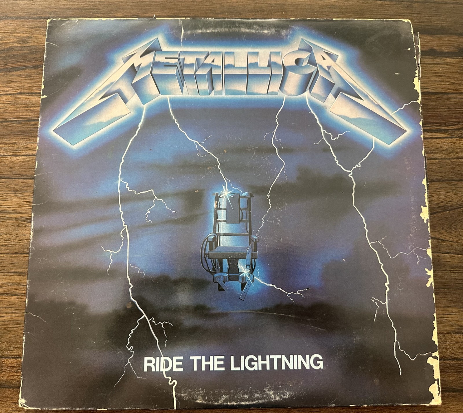 Metallica – Ride The Lightning Vinyl 1984 First Pressing Megaforce Metal Metallica – Ride The Lightning Vinyl 1984 First Pressing Megaforce Metal