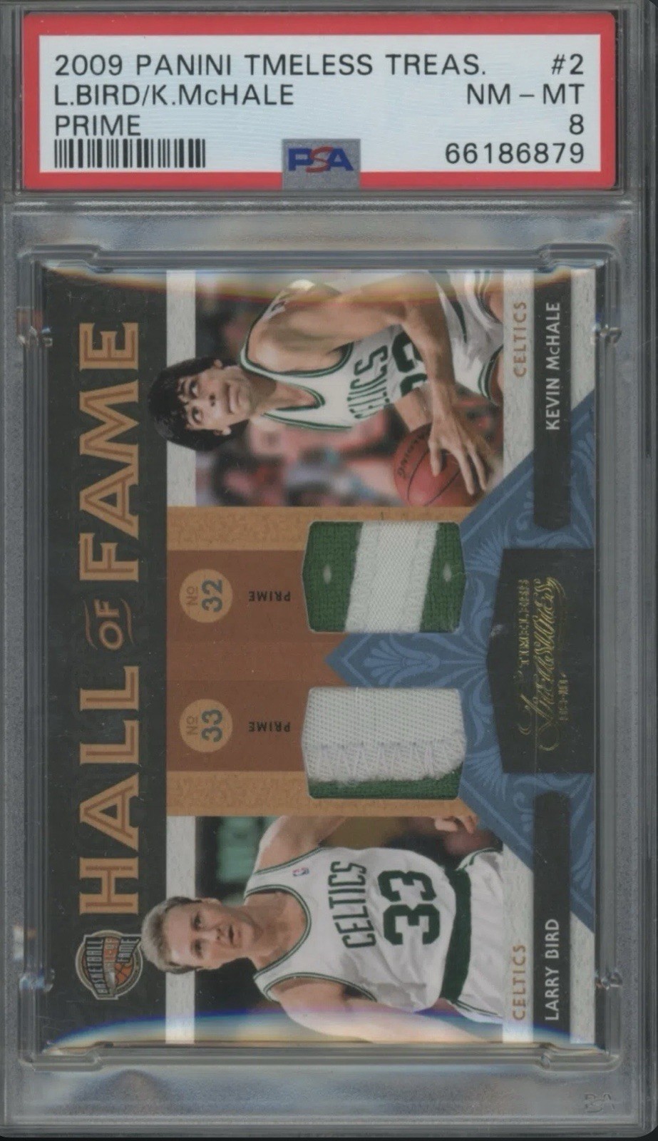 2009-10 Panini Timeless Treasures - Larry Bird Kevin McHale #2 /50 Celtics 2009-10 Panini Timeless Treasures - Larry Bird Kevin McHale #2 /50 Celtics