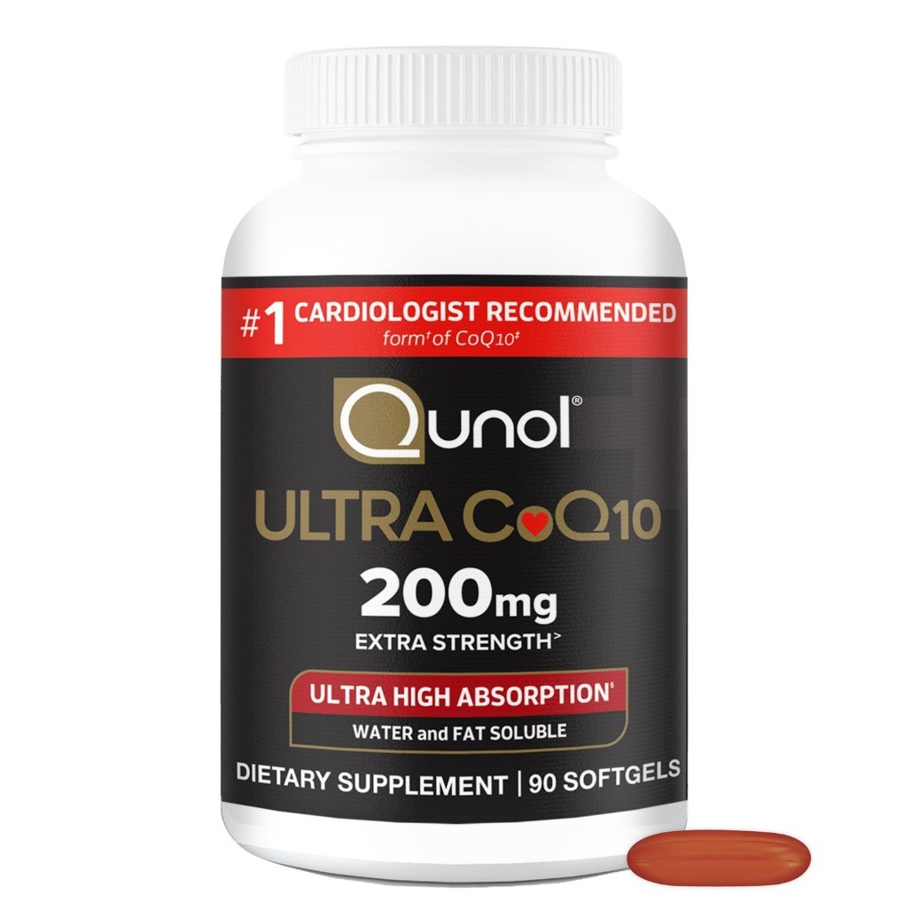 Ultra High Absorption Coenzyme Q10 Supplement Qunol CoQ10 200mg Softgels