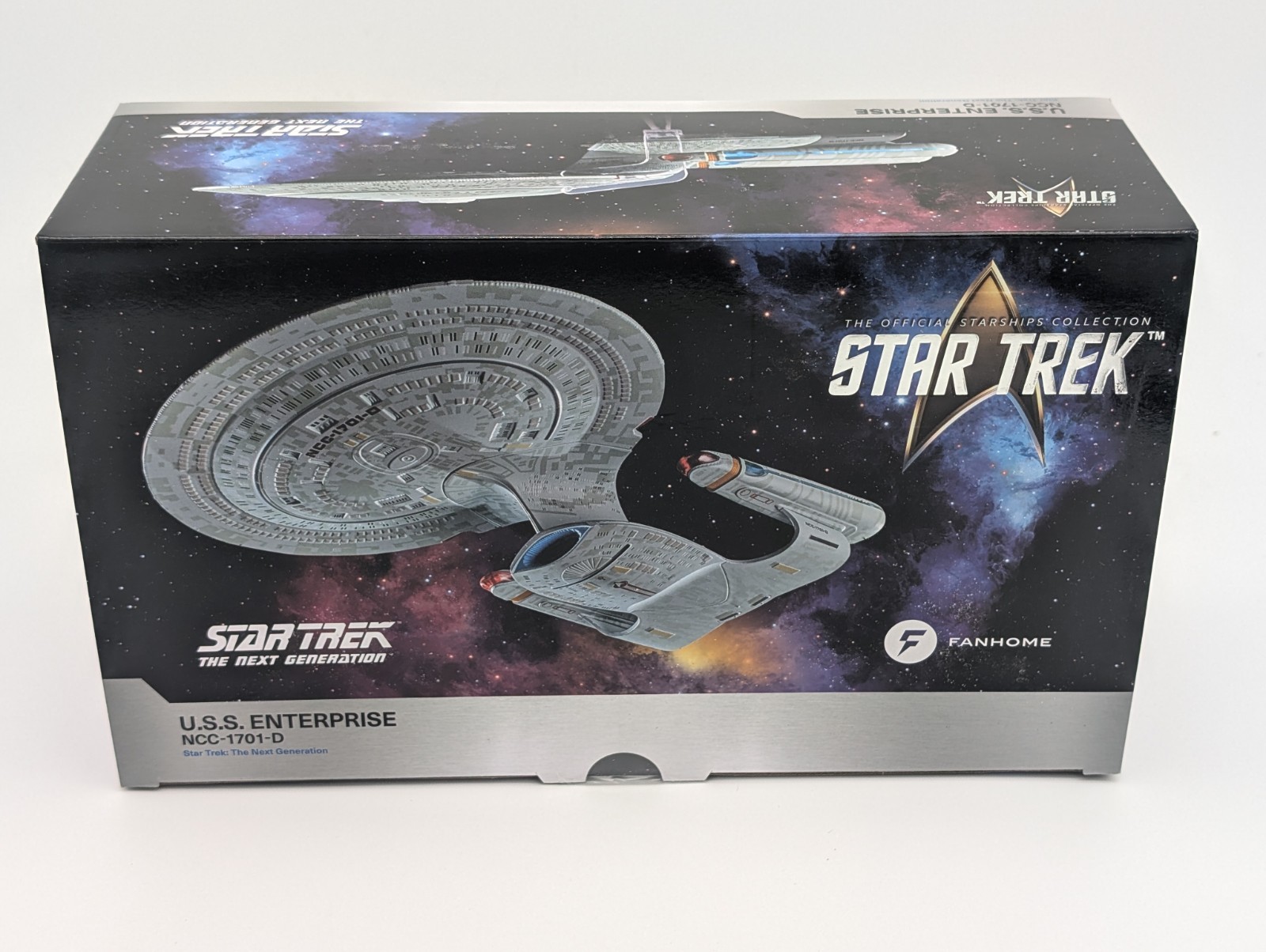 Fanhome Eaglemoss U.S.S. Enterprise D NCC-1701-D XL Star Trek Starships + Mag Fanhome Eaglemoss U.S.S. Enterprise D NCC-1701-D XL Star Trek Starships + Mag