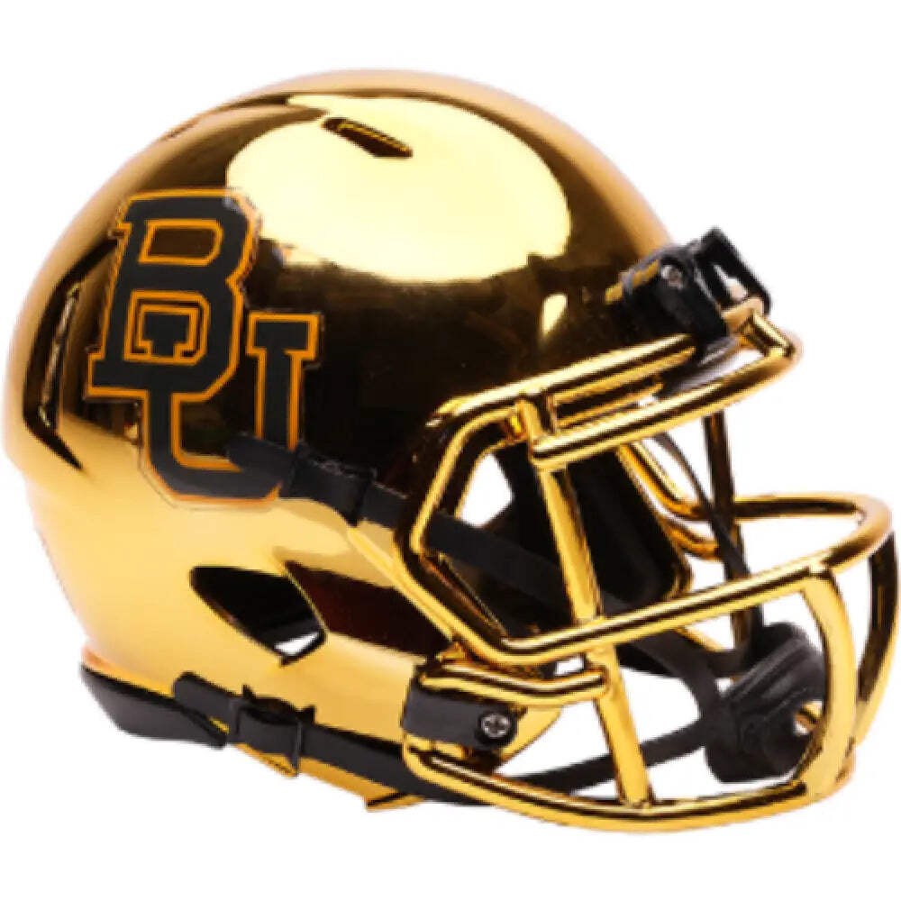 Baylor Bears NCAA Mini Speed Football Helmet Chrome NCAA.