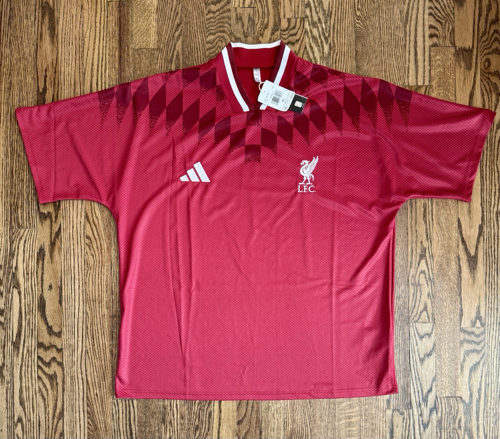 Liverpool FC adidas 25/26 Training Polo Shirt Red Mens XL Authentic NWT