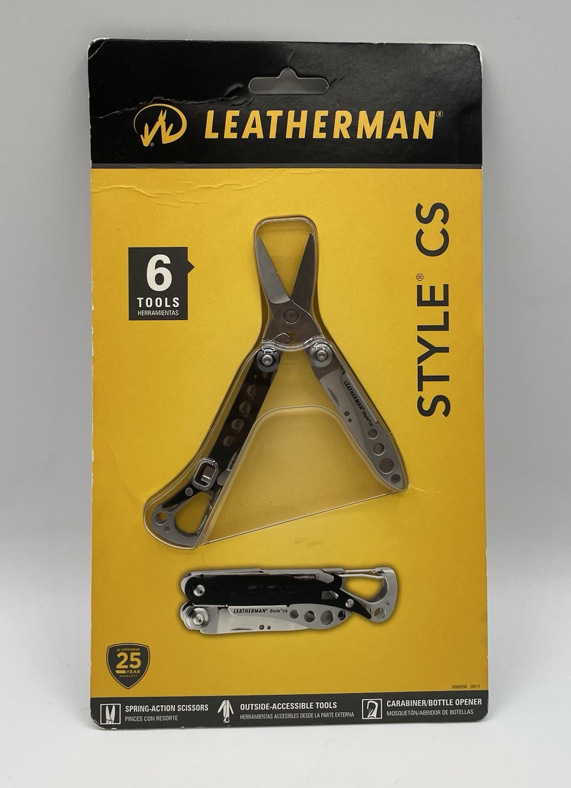 Leatherman Style CS 6 Tool Multi-Tool - BLISTER PACK RETIRED Sealed Leatherman Style CS 6 Tool Multi-Tool - BLISTER PACK RETIRED Sealed