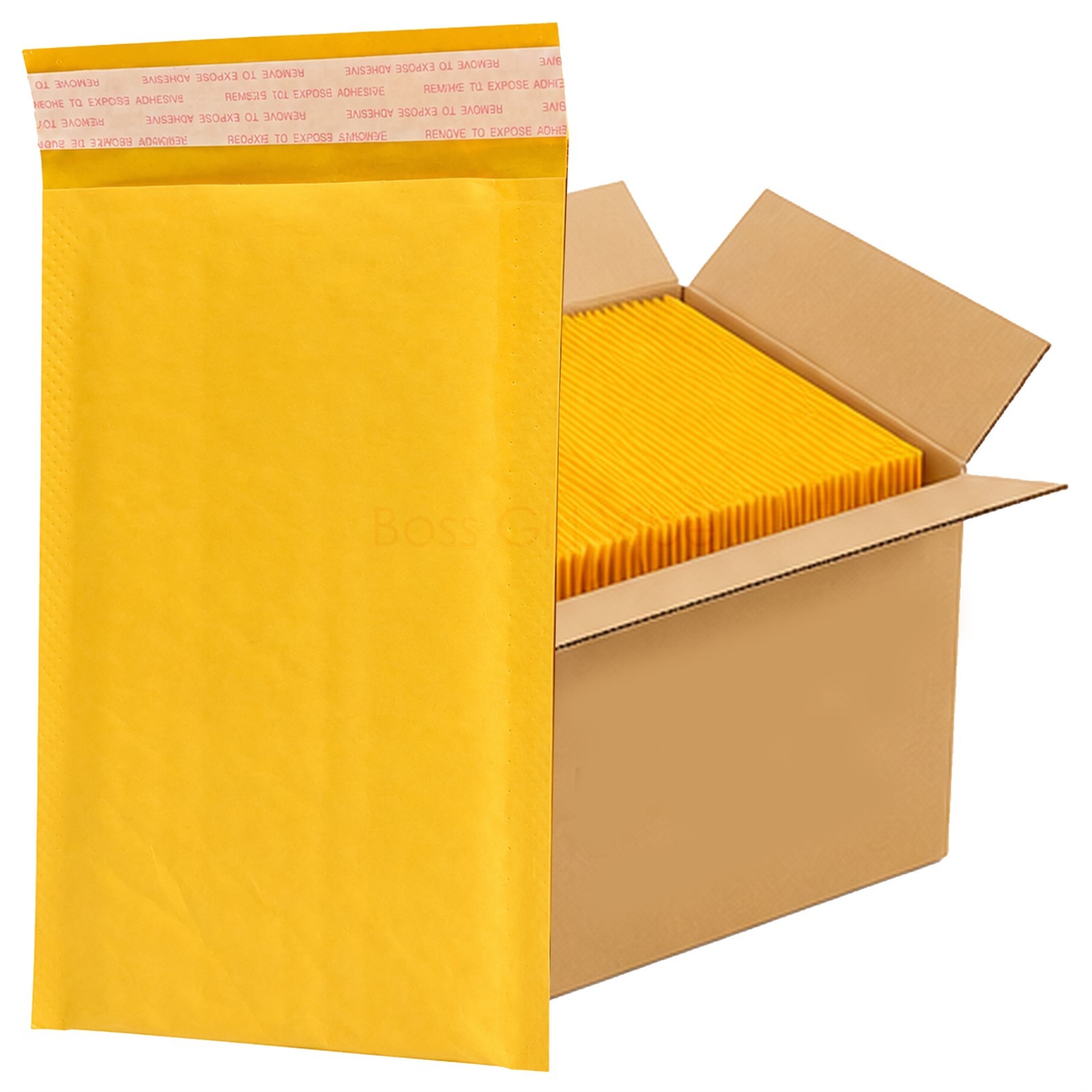 Kraft Bubble Mailer #000 4x8 Padded Paper Shipping Envelope 4