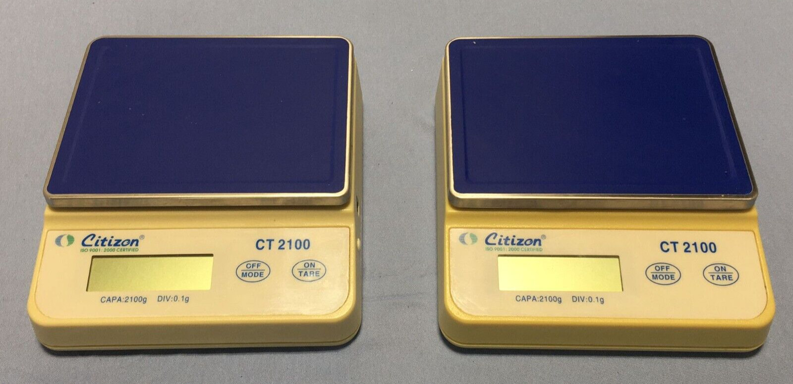*LOT OF 2* Citizen CT-2100 Balance Scale