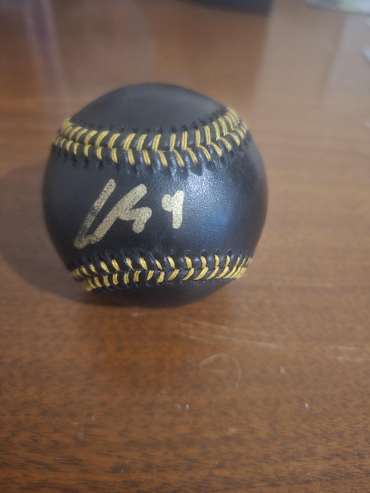 Lawrence Butler Auto Ball Black Gold Inscription Hit Parade Beckett COA Lawrence Butler Auto Ball Black Gold Inscription Hit Parade Beckett COA