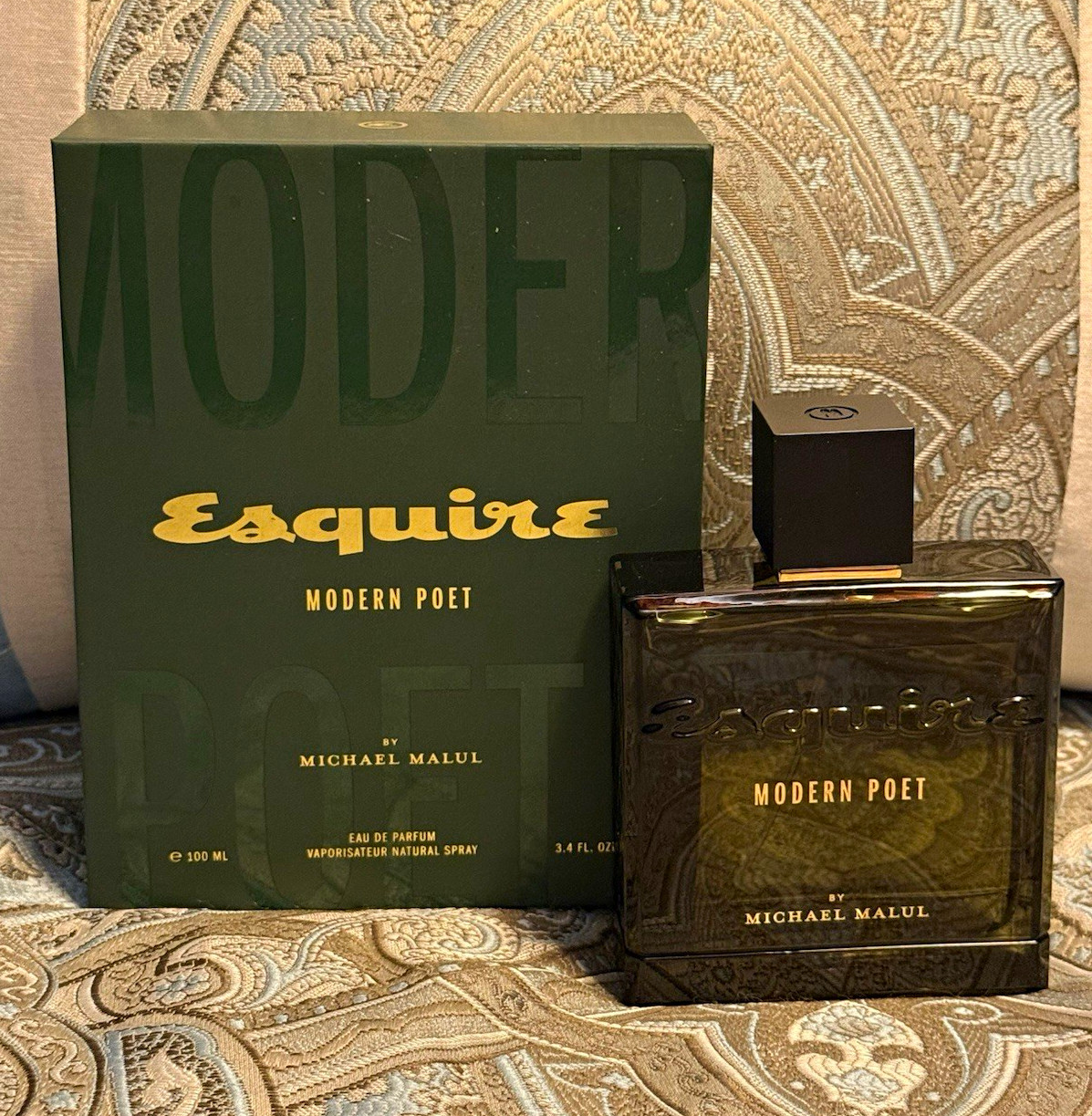 Michael Malul Esquire Modern Poet Eau de Parfum Spray, 3.4 fl oz