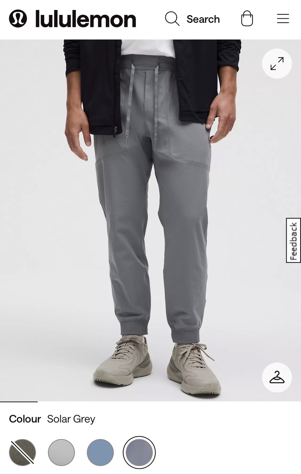 Lululemon Men’s ABC Jogger Pants Warpstreme Navy - Medium M