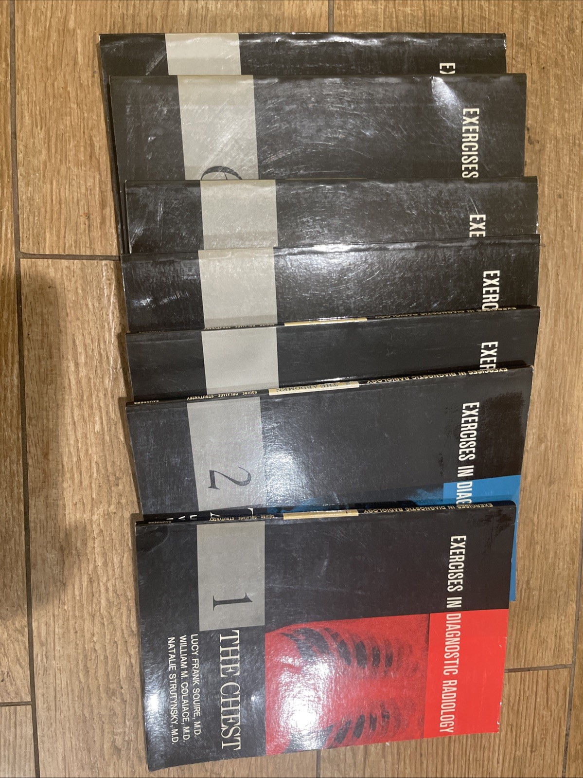 *RARE 1970\'s EXERCISES IN DIAGNOSTIC RADIOLOGY LUCY FRANK SQUIRE COMPLETE SET 7