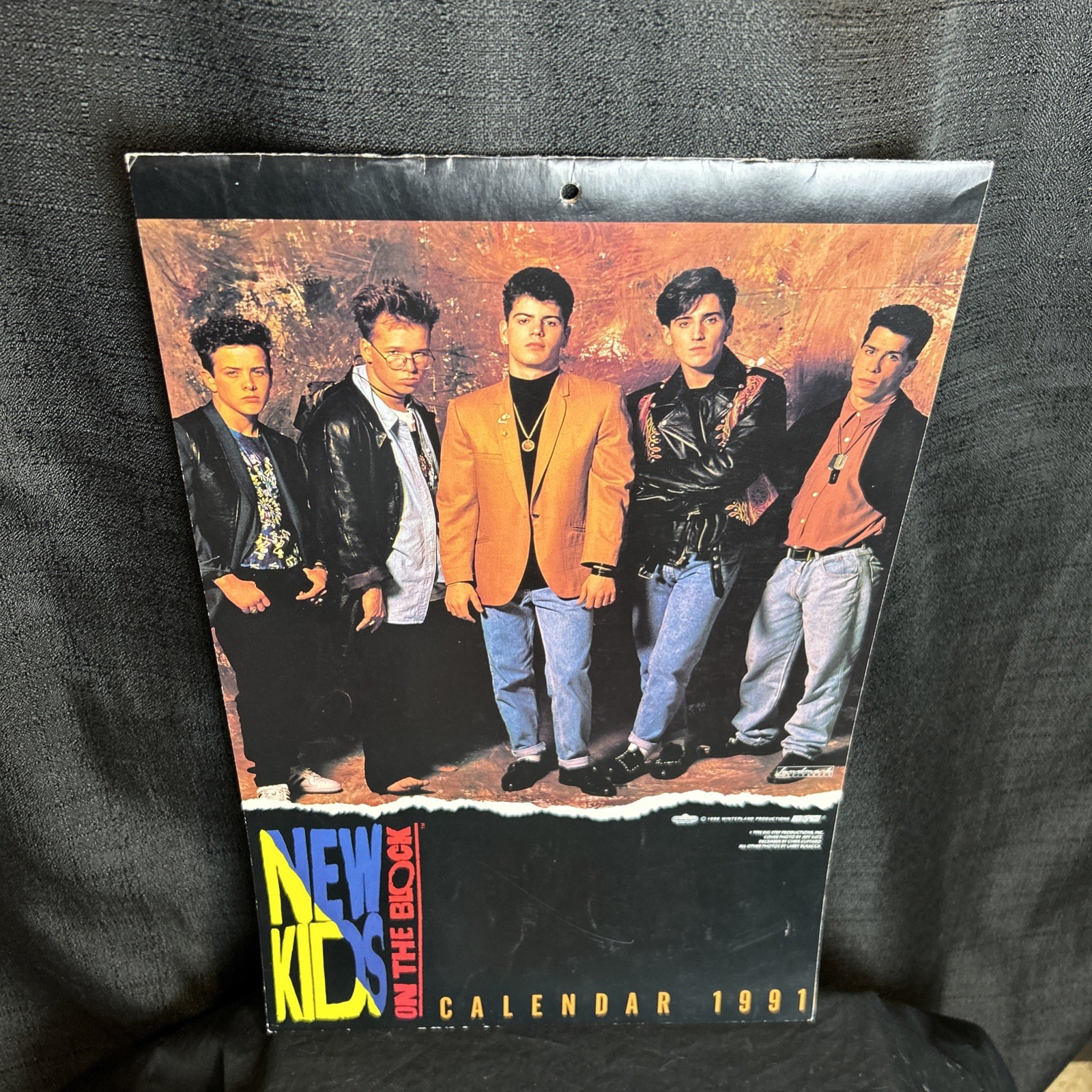 Vintage new kids on the Block 1991 calendar Vintage new kids on the Block 1991 calendar