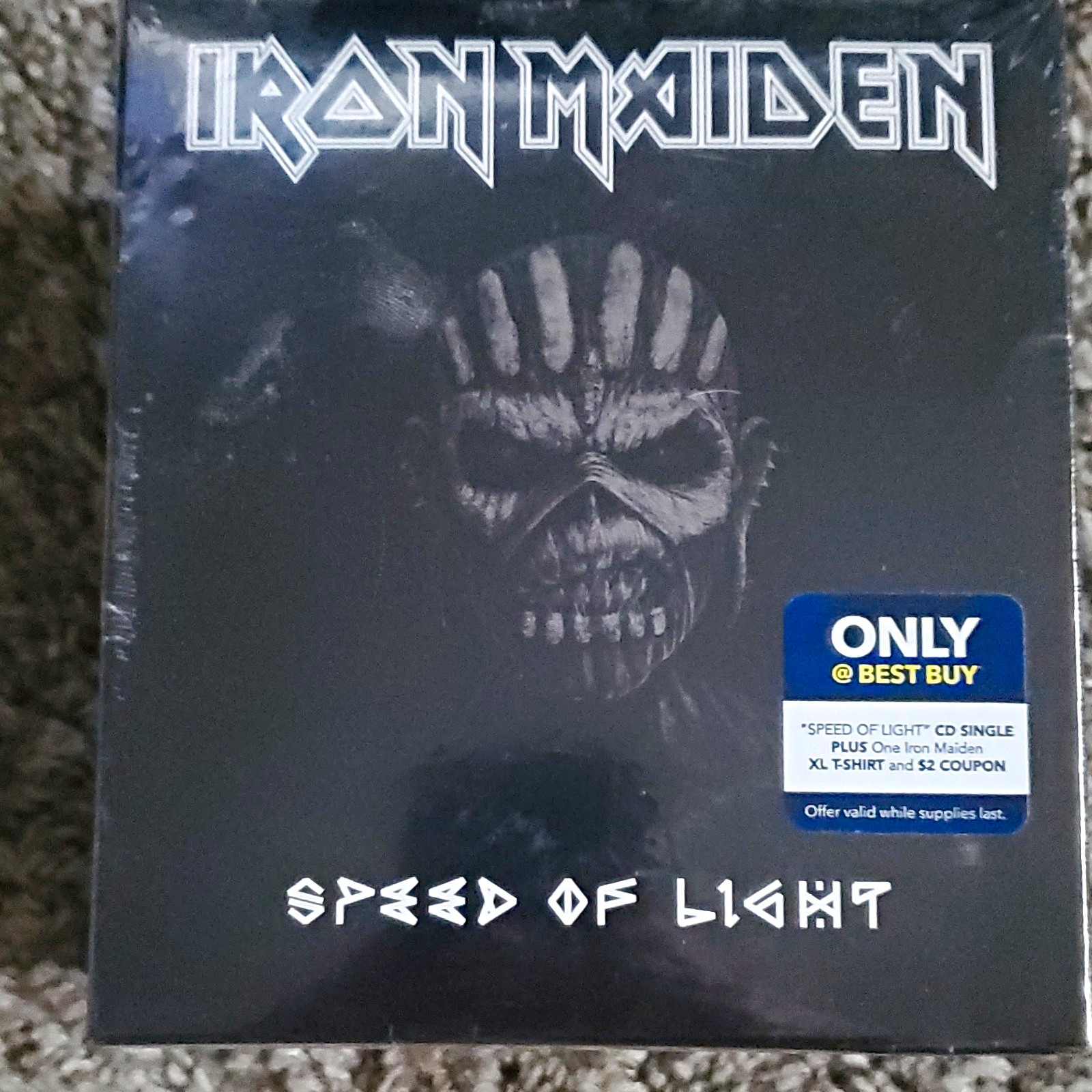 Iron Maiden Speed of Light [Only @ Best Buy] CD Single (2015) Out Of Print