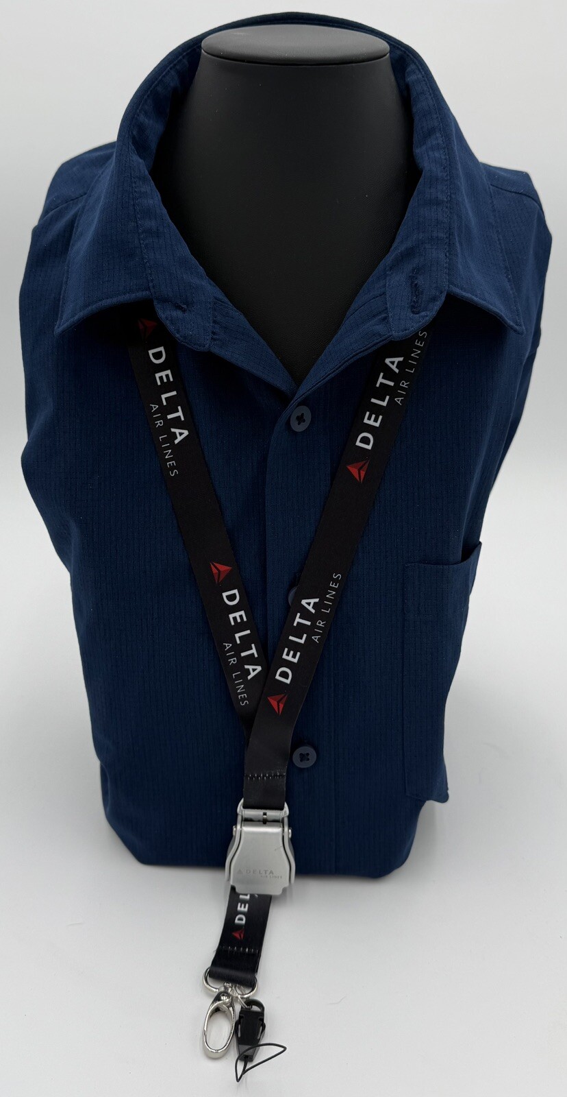 Delta Airlines Seat Belt Lanyard Airbus Boeing HIGH QUALITY Black