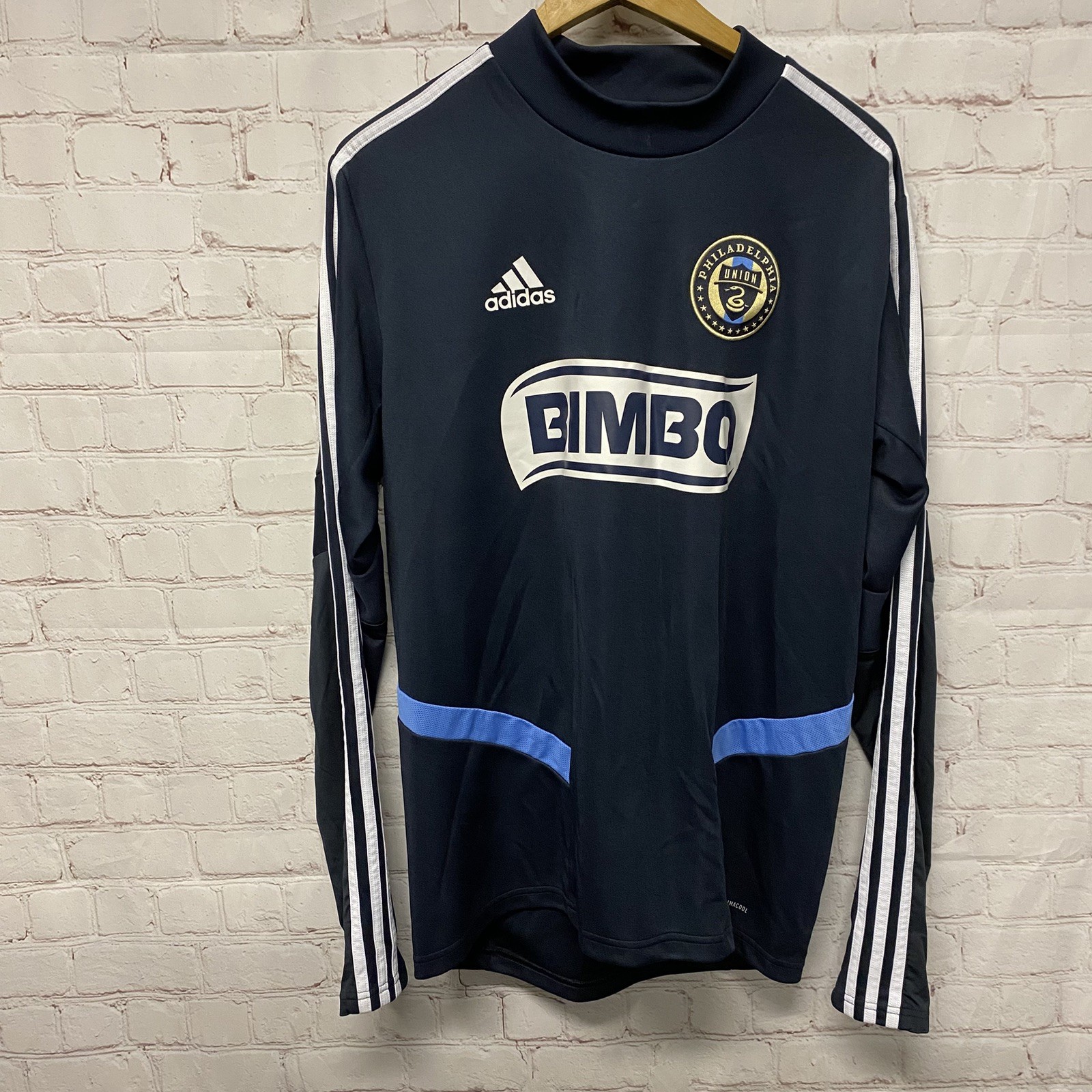 Adidas Philadelphia Union Training Practice Jersey Long Sleeve Men’s M Medium Adidas Philadelphia Union Training Practice Jersey Long Sleeve Men’s M Medium
